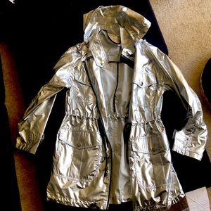 Micheal Kors Silver Raincoat